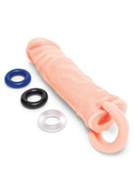 Load image into Gallery viewer, Size Up Silicone Realistic Penis Extender with Ball Loop
