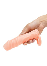 Load image into Gallery viewer, Size Up Silicone Realistic Penis Extender with Ball Loop
