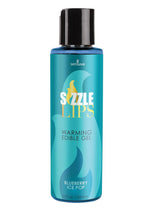 Load image into Gallery viewer, Sizzle Lips Warming Edible Gel Blueberry Ice Pop - 4.2oz
