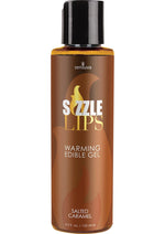 Load image into Gallery viewer, Sizzle Lips Warming Edible Gel Salted Caramel - 4.2oz
