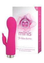 Load image into Gallery viewer, Skins Minis The Bijou Bunny Silicone Vibrator - Pink/White
