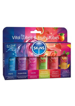 Load image into Gallery viewer, Skins Sampler Tubes 12ml (6 Per Pack) - Vital/Fruity
