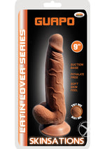 Load image into Gallery viewer, Skinsations Guapo Dildo - Brown - 9in
