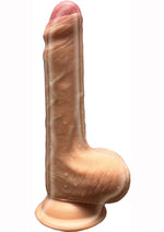 Load image into Gallery viewer, Skinsations Nature Boy Silicone Dildo - Vanilla - 6.5in

