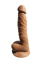 Load image into Gallery viewer, Skinsations Papasito Dildo - Brown - 8in
