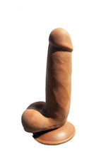 Load image into Gallery viewer, Skinsations Papi Chulo Dildo - Brown - 6.5in
