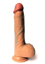 Load image into Gallery viewer, Skintastic So Vein Realistic Dildo with Balls Waterproof - Vanilla - 7.5in
