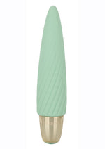 Load image into Gallery viewer, Slay #Satisfyme Rechargeable Silicone Bullet Vibrator - Green