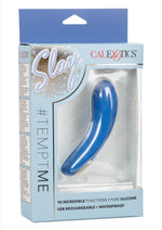 Load image into Gallery viewer, Slay #Temptme Silicone Rechargeable Bullet - Blue
