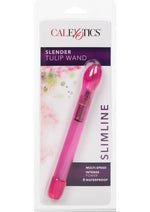 Load image into Gallery viewer, Slender Tulip Wand Vibrator - Pink
