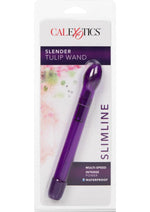 Load image into Gallery viewer, Slender Tulip Wand Vibrator - Purple
