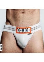 Load image into Gallery viewer, Slingjock Slider Jock Strap - White Snow - Large