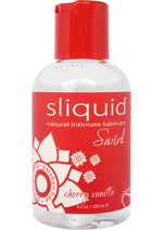 Load image into Gallery viewer, Sliquid Naturals Swirl Water Based Flavored Lubricant Cherry Vanilla - 4.2oz
