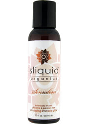Sliquid Organics Sensations Botanically Infused Stimulating Intimate Glide Lubricant - 2oz