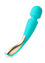 Load image into Gallery viewer, Smart Wand 2 Rechargeable Body Massager - Aqua/Blue - Large

