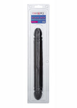 Load image into Gallery viewer, Smooth Double Dong Black Jack Dildo - Black - 12in

