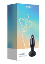 Load image into Gallery viewer, Snuggy Tapping Rechargeable Silicone Prostate Massager Butt Plug Anal Vibrator - Black
