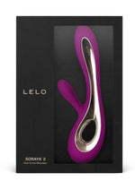 Load image into Gallery viewer, Soraya 2 Rechargeable Rabbit Vibrator - Deep - Magenta/Purple/Rose
