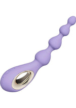 Load image into Gallery viewer, Soraya Rechargeable Silicone Anal Beads - Violet Dusk - Purple
