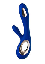 Load image into Gallery viewer, Soraya Wave Rechargeable Rabbit Vibrator - Blue/Midnight Blue
