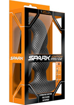 Load image into Gallery viewer, Spark Ignition Prv-02 Silicone Butt Plug - Carbon Fiber - Black
