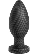 Load image into Gallery viewer, Spark Silicone Butt Plug - Medium - Carbon Fiber - Black - Medium