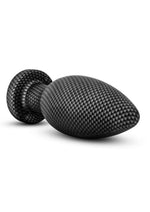 Load image into Gallery viewer, Spark Silicone Butt Plug - Medium - Carbon Fiber