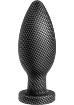 Load image into Gallery viewer, Spark Silicone Butt Plug - Small - Carbon Fiber - Black