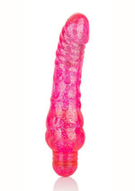 Load image into Gallery viewer, Sparkle Glitter Jack Vibrator Waterproof - Pink - 5.75in
