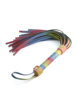 Load image into Gallery viewer, Spectra Bondage Flogger - Multicolor/Rainbow
