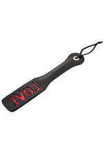 Load image into Gallery viewer, Sportsheets Leather Love Impression Paddle - Black - 12in
