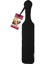 Load image into Gallery viewer, Sportsheets Leather Paddle with Fur - Black
