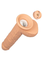 Load image into Gallery viewer, Squirting Fuck Stick Rechargeable Silicone Realistic Dong with Suction Cup - Vanilla
