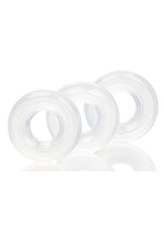 Load image into Gallery viewer, Stacker Rings Silicone Cock Rings - Clear - 3 Piece
