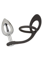 Load image into Gallery viewer, Star Fucker XL Teardrop Plug Silicone Dual Enhancer - Black
