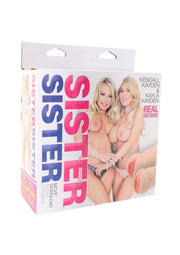 Star Stroker Sister Sister Kendall and Kayla Kayden Pussy Stroker - Vanilla
