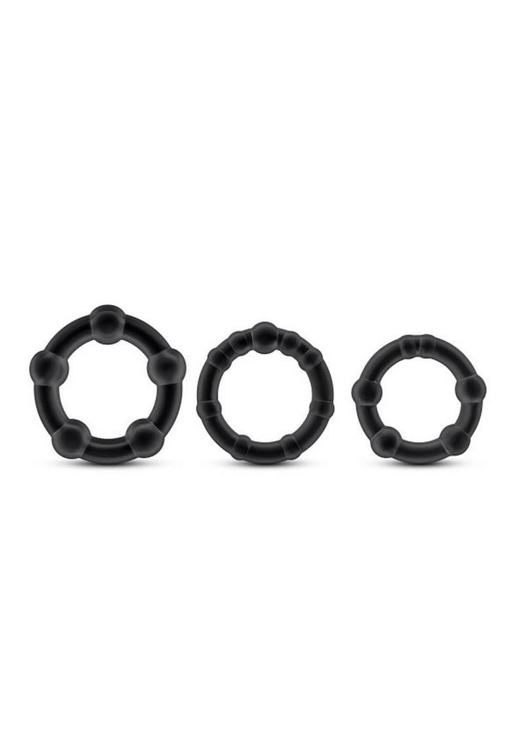 Stay Hard Beaded Cock Rings (3 Sizes