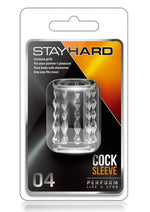 Load image into Gallery viewer, Stay Hard Cock Sleeve 04 - Clear
