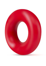 Load image into Gallery viewer, Stay Hard Donut Cock Rings - Red - 2 Pack
