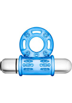 Load image into Gallery viewer, Stay Hard Vibrating Bull Ring - Blue
