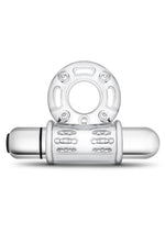 Load image into Gallery viewer, Stay Hard Vibrating Mega Bull Cock Ring - Clear
