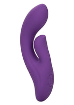 Load image into Gallery viewer, Stella Liquid Silicone Dual Pleaser Rechargeable Vibrator - Purple
