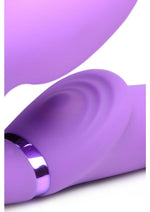 Load image into Gallery viewer, Strap U Ergo-Fit G-Pulse Silicone Rechargeable 10x Dual Dildo Strapless Strap-On with Remote Control

