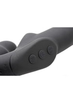 Load image into Gallery viewer, Strap U Evoke Super Charged Rechargeable Silicone Vibrating Strapless Strap-On
