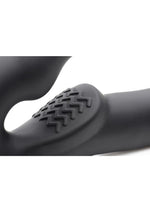Load image into Gallery viewer, Strap U Evoke Super Charged Rechargeable Silicone Vibrating Strapless Strap-On
