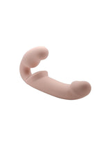 Load image into Gallery viewer, Strap U Inflatable Rechargeable Silicone Ergo Fit Strapless Strap-On with Remote Control - Flesh/Vanilla
