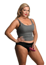 Load image into Gallery viewer, Strap U Lace Envy Black Crotchless Panty Harness
