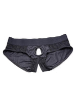 Load image into Gallery viewer, Strap U Lace Envy Black Crotchless Panty Harness - Black - 3XLarge
