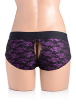 Load image into Gallery viewer, Strap U Lace Envy Lace Crotchless Panty Harness
