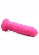 Load image into Gallery viewer, Strap U Power Player 28x Vibrating Silicone Rechargeable Dildo 6.5in with Remote Control
